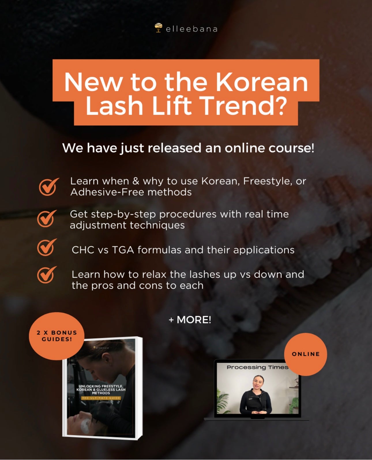 Korean Lash Lift Techniques Online/In Person Course with Products
