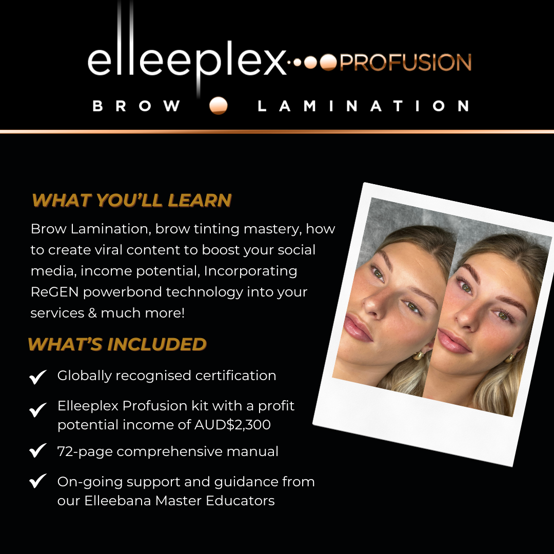 Online - Elleeplex Profusion  Brow Lamination Course image 1